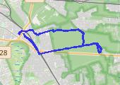 Trasa z dnia 2018-08-29 20:12 - mapa trasy gps - bieganie