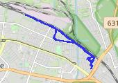 Trasa z dnia 2018-08-20 21:06 - mapa trasy gps - bieganie