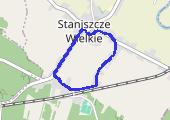 poniedziałek  2021-01-25 14:21 - mapa trasy gps - marsz