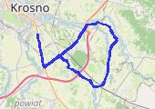 Trasa z dnia 2021-01-31 13:33 - mapa trasy gps - rower szosowy