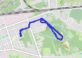 Trasa z dnia 2021-01-31 12:24 - mapa trasy gps - rower szosowy