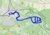 Trasa z dnia 2021-02-01 17:33 - mapa trasy gps - rower szosowy