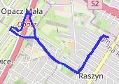 Trasa z dnia 2021-02-03 19:08 - mapa trasy gps - spacer