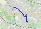 Trasa z dnia 2021-02-05 17:30 - mapa trasy gps - samochód