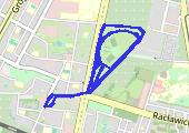 Spacer 08.02.2021 - mapa trasy gps - spacer