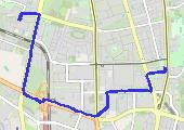 Spacer 09.02.2021 - mapa trasy gps - spacer