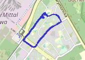 Trasa z dnia 2021-02-09 23:03 - mapa trasy gps - spacer