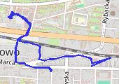 Trasa z dnia 2021-02-15 09:10 - mapa trasy gps - spacer