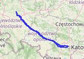 Trasa z dnia 2021-02-17 14:30 - mapa trasy gps - samochód