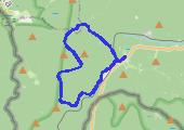 Trasa 18. 02. 2021 - mapa trasy gps - narty biegowe