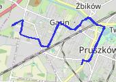 Trasa z dnia 2021-02-19 05:48 - mapa trasy gps - samochód