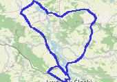rower 21. 02. 2021. - mapa trasy gps - rower szosowy