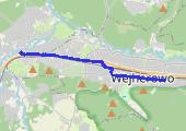 Trasa z dnia 2021-02-22 05:57 - mapa trasy gps - rower trekkingowy