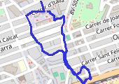 Z Wojtkiem do banku 2021-02-22 12:47 - mapa trasy gps - marsz