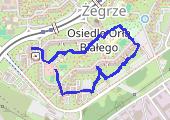 Trasa z dnia 2021-02-22 12:58 - mapa trasy gps - spacer