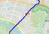 Trasa z dnia 2021-03-02 13:06 - mapa trasy gps - rower szosowy