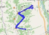 Trasa z dnia 2021-03-02 13:45 - mapa trasy gps - narty