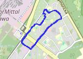Trasa z dnia 2021-03-02 22:21 - mapa trasy gps - spacer