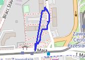Trasa z dnia 2021-01-14 16:59 - mapa trasy gps - marsz