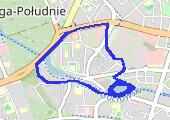 Trasa z dnia 2021-03-13 08:48 - mapa trasy gps - bieganie