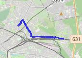 Trasa z dnia 2021-03-14 12:39 - mapa trasy gps - nordic walking