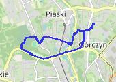 Narutowicza - park Słowiański - mapa trasy gps - marsz