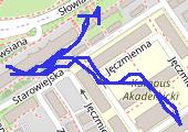 Trasa z dnia 2021-03-17 12:50 - mapa trasy gps - spacer