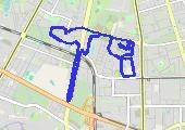 Spacer 2 17.03.2021 - mapa trasy gps - spacer