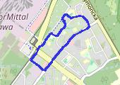 Trasa z dnia 2021-03-18 00:01 - mapa trasy gps - spacer