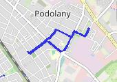 Trasa z dnia 2021-03-18 08:15 - mapa trasy gps - samochód