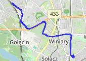 Trasa z dnia 2021-03-18 09:52 - mapa trasy gps - samochód