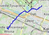 Trasa z dnia 2021-02-10 15:45 - mapa trasy gps - marsz