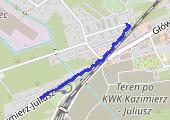 Trasa z dnia 2021-02-10 17:18 - mapa trasy gps - marsz