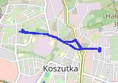 Trasa z dnia 2021-02-11 11:02 - mapa trasy gps - marsz