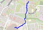Trasa z dnia 2021-02-16 19:35 - mapa trasy gps - marsz