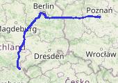 trip - mapa trasy gps - samochód