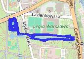 Trasa z dnia 2013-08-13 21:27 - mapa trasy gps - bieganie