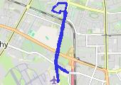 Spacer 21.03.2021 - mapa trasy gps - spacer