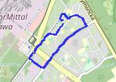 Trasa z dnia 2021-03-21 23:32 - mapa trasy gps - spacer