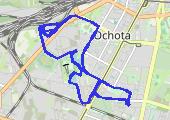 Spacer 23.03.2021 - mapa trasy gps - spacer