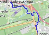 Trasa z dnia 2021-03-23 16:05 - mapa trasy gps - marsz
