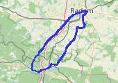 activity_6495457554 - mapa trasy gps - rower szosowy