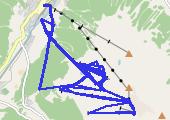 Trasa z dnia 2021-03-19 16:34 - mapa trasy gps - narty