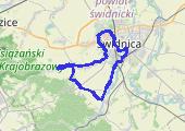 Trasa z dnia 2021-03-31 19:41 - mapa trasy gps - rower trekkingowy