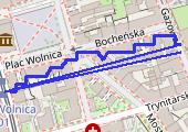 Trasa z dnia 2021-04-05 20:31 - mapa trasy gps - marsz