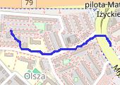 Trasa z dnia 2021-04-05 21:07 - mapa trasy gps - marsz