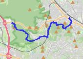 Marsz.  Wrzeszcz- Matarnia - mapa trasy gps - spacer