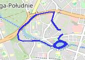 Trasa z dnia 2021-04-08 07:42 - mapa trasy gps - bieganie
