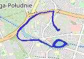 Trasa z dnia 2021-04-09 07:41 - mapa trasy gps - bieganie