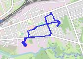 Trasa z dnia 2021-04-10 11:24 - mapa trasy gps - rower szosowy
